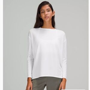 Lululemon Back In Action Long Sleeve - White
